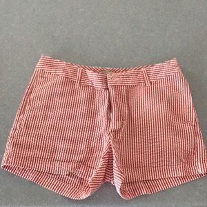 NWOT pink seersucker shorts- GAP
